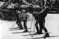 1977 - Lipno, zimní soustředění na sjezdovce